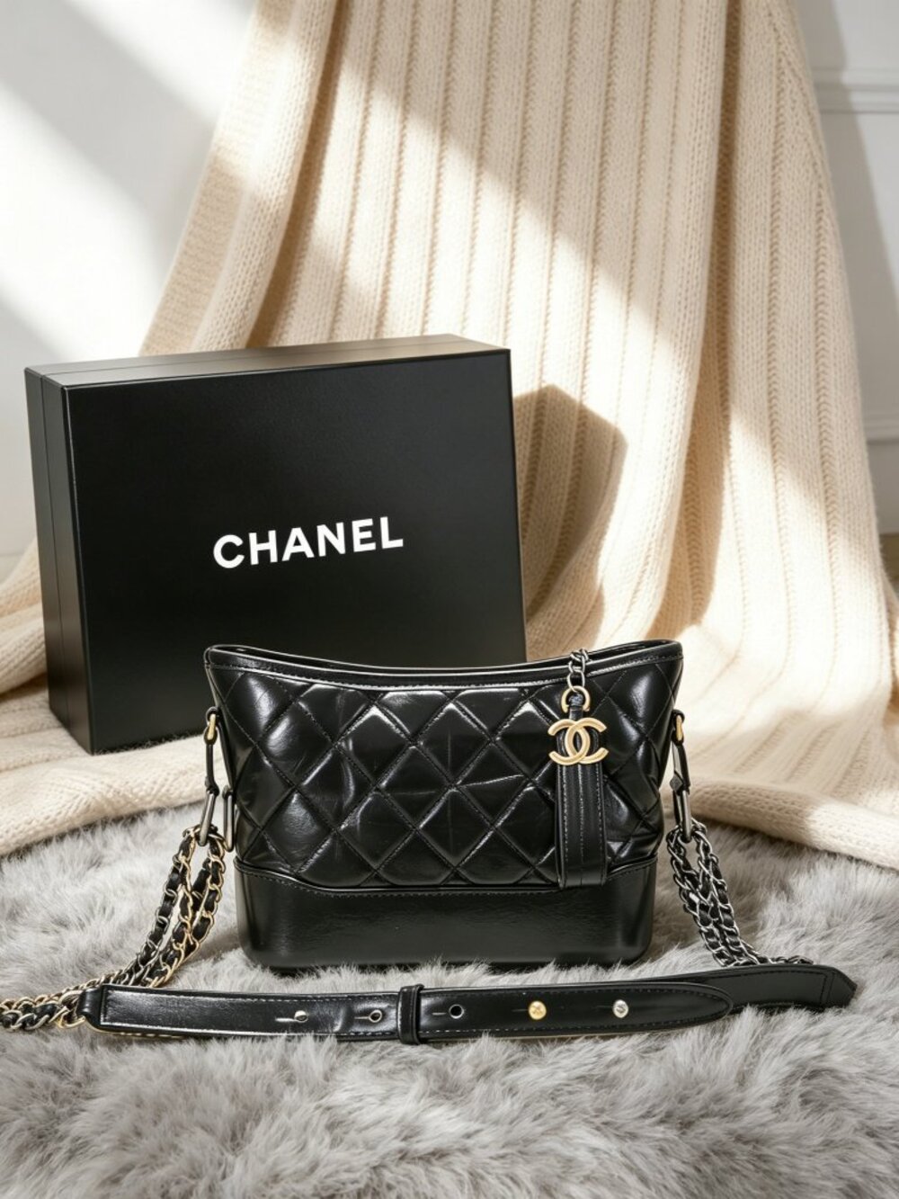 Chanel Gabrielle Small in Quilted